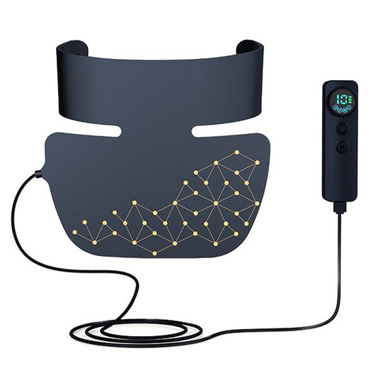 LED Infrared Neck Beauty Instrument Black Silicone Neck